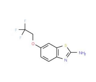 6-(2,2,2-trifluoroethoxy)-1,3-benzothiazol-2-amine - chemical structure image