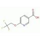 6-(2,2,2-Trifluoroethoxy)pyridine-3-carboxylic acid (CAS 175204-90-7) - chemical structure image
