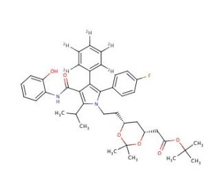 (6-{2-[2-(4-Fluoro-phenyl)-4-(2-hydroxy-phenylcarbamoyl)-5-isopropyl-3-phenyl-d5-pyrrol-1-yl]-ethyl}-2,2-dimethyl-[1,3]-dioxa