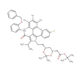 (6-{2-[3-(2-Benzyloxy-phenylcarbamoyl)-5-(4-fluoro-phenyl)-2-isopropyl-4-phenyl-d5-pyrrol-1-yl]-ethyl}-2,2-dimethyl-[1,3]-dio