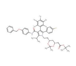 (6-{2-[3-(4-Benzyloxy-phenylcarbamoyl)-5-(4-fluoro-phenyl)-2-isopropyl-4-phenyl-d5-pyrrol-1-yl]-ethyl}-2,2-dimethyl-[1,3]-dio