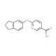 6-(2,3-dihydro-1H-inden-5-yloxy)nicotinic acid - chemical structure image
