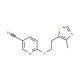 6-[2-(4-Methyl-1,3-thiazol-5-yl)ethoxy]-nicotinonitrile - chemical structure image