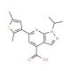 6-(2,5-dimethylthien-3-yl)-1-isopropyl-1H-pyrazolo[3,4-b]pyridine-4-carboxylic acid - chemical structure image