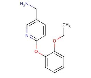 [6-(2-ethoxyphenoxy)pyridin-3-yl]methanamine - chemical structure image