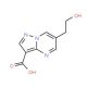 6-(2-Hydroxy-ethyl)-pyrazolo[1,5-a]pyrimidine-3-carboxylic acid (CAS 725693-84-5) - chemical structure image