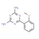 6-(2-Methoxy-phenyl)-[1,3,5]triazine-2,4-diamine (CAS 72775-80-5) - chemical structure image