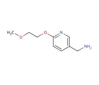 [6-(2-methoxyethoxy)pyridin-3-yl]methanamine - chemical structure image