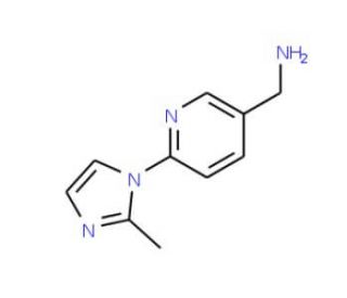[6-(2-methyl-1H-imidazol-1-yl)pyridin-3-yl]methanamine - chemical structure image