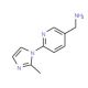 [6-(2-methyl-1H-imidazol-1-yl)pyridin-3-yl]methanamine - chemical structure image