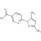 6-(3,5-dimethyl-1H-pyrazol-1-yl)nicotinic acid - chemical structure image