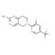 6-[3-Chloro-5-(trifluoromethyl)-2-pyridinyl]-5,6,7,8-tetrahydropyrido[4,3-d]pyrimidin-2-amine - chemical structure image
