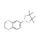 6-(4,4,5,5-tetramethyl-1,3,2-dioxaborolan-2-yl)-2,3-dihydrobenzo-1,4-dioxoline (CAS 517874-21-4) - chemical structure image