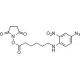 6-(4-Azido-2-nitrophenylamino)hexanoic acid N-hydroxysuccinimide ester (CAS 64309-05-3) - chemical structure image