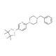 6-(4-Benzyl-1-piperazinyl)pyridine-3-boronic acid pinacol ester (CAS 1015242-03-1) - chemical structure image