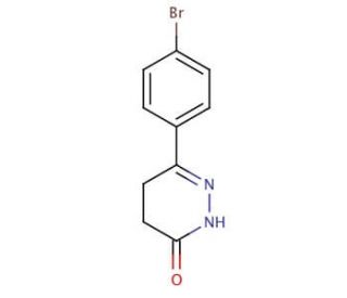 6-(4-Bromophenyl)-4,5-dihydro-2H-pyridazin-3-one (CAS 36725-37-8) - chemical structure image
