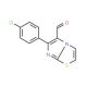 6-(4-Chloro-phenyl)-imidazo[2,1-b]thiazole-5-carboxaldehyde (CAS 82588-41-8) - chemical structure image