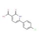 6-(4-chlorophenyl)-2-oxo-1,2-dihydropyridine-3-carboxylic acid - chemical structure image