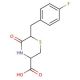 6-(4-fluorobenzyl)-5-oxothiomorpholine-3-carboxylic acid - chemical structure image