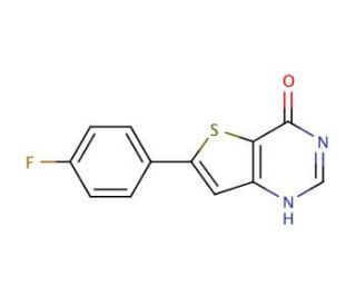 6-(4-fluorophenyl)thieno[3,2-d]pyrimidin-4(3H)-one - chemical structure image