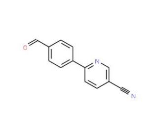 6-(4-Formylphenyl)nicotinonitrile (CAS 851340-81-3) - chemical structure image