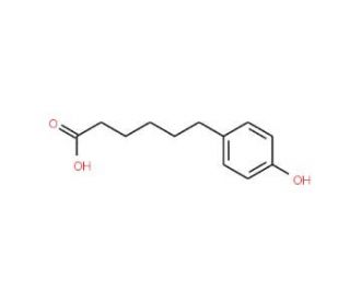 6-(4-Hydroxyphenyl)hexanoic Acid (CAS 6952-35-8) - chemical structure image