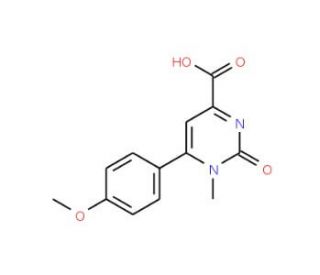 6-(4-Methoxy-phenyl)-1-methyl-2-oxo-1,2-dihydro-pyrimidine-4-carboxylic acid - chemical structure image