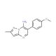 6-(4-Methoxyphenyl)-2-methylpyrazolo-[1,5-a]pyrimidin-7-amine - chemical structure image