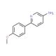 6-(4-Methoxyphenyl)-3-pyridinamine (CAS 52057-98-4) - chemical structure image
