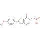 [6-(4-methoxyphenyl)-4-oxothieno[3,2-d]pyrimidin-3(4H)-yl]acetic acid - chemical structure image