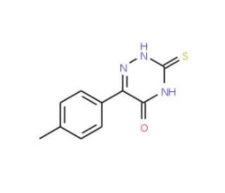 6-(4-methylphenyl)-3-thioxo-3,4-dihydro-1,2,4-triazin-5(2H)-one (CAS 27623-05-8) - chemical structure image