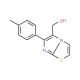 [6-(4-Methylphenyl)imidazo[2,1-b][1,3]thiazol-5-yl]methanol (CAS 82588-60-1) - chemical structure image