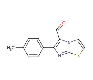 6-(4-Methylphenyl)imidazo[2,1-b][1,3]thiazole-5-carbaldehyde (CAS 82588-42-9) - chemical structure image