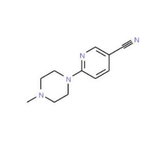 6-(4-Methylpiperazin-1-yl)nicotinonitrile (CAS 54864-89-0) - chemical structure image