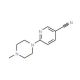 6-(4-Methylpiperazin-1-yl)nicotinonitrile (CAS 54864-89-0) - chemical structure image