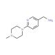 [6-(4-methylpiperazin-1-yl)pyridin-3-yl]methylamine - chemical structure image