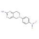 6-(4-Nitrophenyl)-5,6,7,8-tetrahydropyrido-[4,3-d]pyrimidin-2-amine - chemical structure image