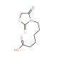 6-(4-Oxo-2-thioxo-thiazolidin-3-yl)-hexanoic acid (CAS 4649-06-3) - chemical structure image