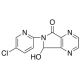 6-(5-Chloro-2-pyridyl)-6,7-dihydro-7-hydroxy-5H-pyrrolo[3,4-b]pyrazin-5-one (CAS 43200-81-3) - chemical structure image