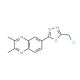 6-[5-(Chloromethyl)-1,3,4-oxadiazol-2-yl]-2,3-dimethylquinoxaline - chemical structure image