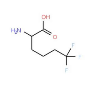 6,6,6-Trifluoronorleucine (CAS 120200-04-6) - chemical structure image
