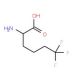 6,6,6-Trifluoronorleucine (CAS 120200-04-6) - chemical structure image