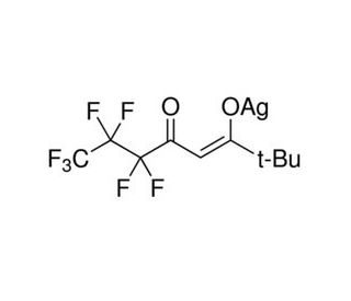 (6,6,7,7,8,8,8-Heptafluoro-2,2-Dimethyl-3,5-Octanedionato)Silver (CAS 76121-99-8) - chemical structure image