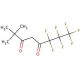 6,6,7,7,8,8,8-Heptafluoro-2,2-dimethyl-3,5-octanedione (CAS 17587-22-3) - chemical structure image