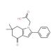 (6,6-Dimethyl-4-oxo-2-phenyl-4,5,6,7-tetrahydro-indol-1-yl)-acetic acid - chemical structure image