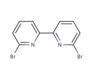 6,6&prime;-Dibromo-2,2&prime;-dipyridyl (CAS 49669-22-9) - chemical structure image