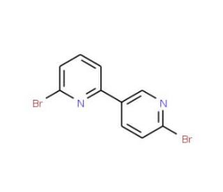 6,6&prime;-Dibromo-2,3&prime;-bipyridine (CAS 942206-17-9) - chemical structure image