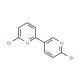 6,6′-Dibromo-2,3′-bipyridine (CAS 942206-17-9) - chemical structure image