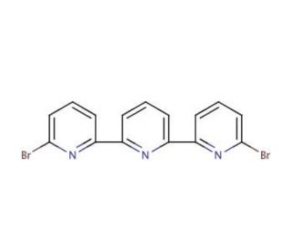 6,6&prime;&prime;-Dibromo-2,2&prime;:6&prime;,2&prime;&prime;-terpyridine (CAS 100366-66-3) - chemical structure image