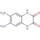 6,7-Diaminoquinoxaline-2,3-dione, Dihydrochloride (CAS 17498-26-9) - chemical structure image